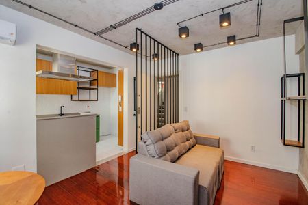 Sala de apartamento para alugar com 1 quarto, 45m² em Floresta, Porto Alegre