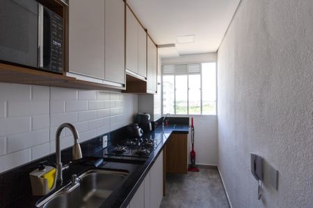 Cozinha e Área de Serviço de apartamento para alugar com 2 quartos, 44m² em Vila Nova Bonsucesso, Guarulhos