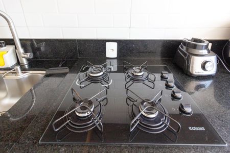 Cozinha e Área de Serviço de apartamento para alugar com 2 quartos, 44m² em Vila Nova Bonsucesso, Guarulhos