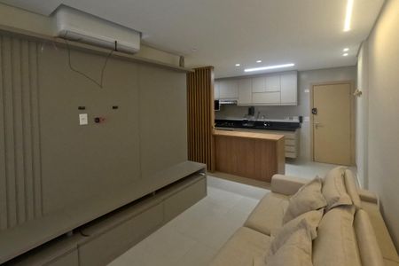 Sala de apartamento para alugar com 2 quartos, 75m² em José Menino, Santos
