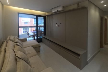 Sala de apartamento para alugar com 2 quartos, 75m² em José Menino, Santos