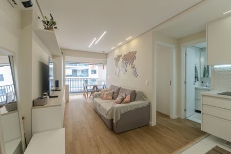 Sala de apartamento à venda com 1 quarto, 42m² em Consolação, São Paulo