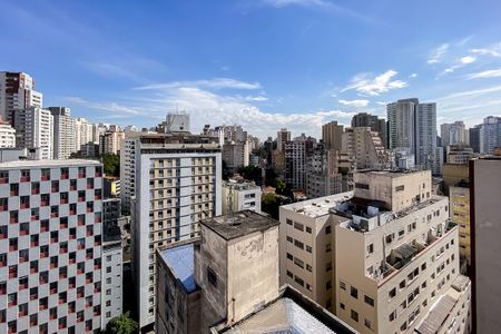 Studio para alugar com 24m², 1 quarto e sem vaga Studio para alugar com 24m², 1 quarto e sem vagaVista da Varanda do Studio