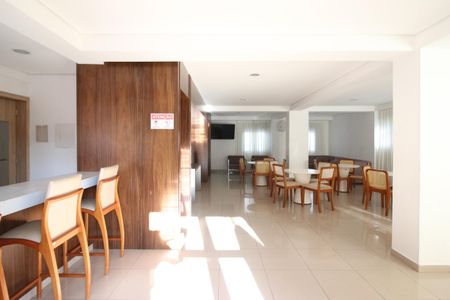 Apartamento para alugar com 49m², 2 quartos e 1 vagaÁrea comum - Salão de festas