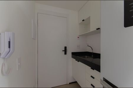 Cozinha de apartamento para alugar com 1 quarto, 25m² em Vila Mariana, São Paulo