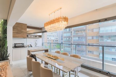 Varanda Gourmet de apartamento para alugar com 2 quartos, 100m² em Jardim das Acacias, São Paulo