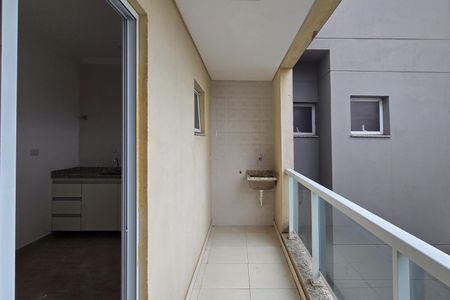 Sacada  de apartamento à venda com 2 quartos, 51m² em Jardim Copacabana, São Bernardo do Campo