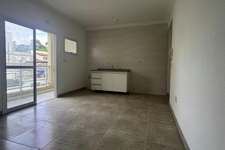 Sala/cozinha  de apartamento à venda com 2 quartos, 51m² em Jardim Copacabana, São Bernardo do Campo