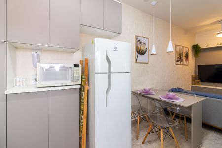 Apartamento para alugar com 30m², 1 quarto e sem vaga Apartamento para alugar com 30m², 1 quarto e sem vagaCozinha e Área de Serviço