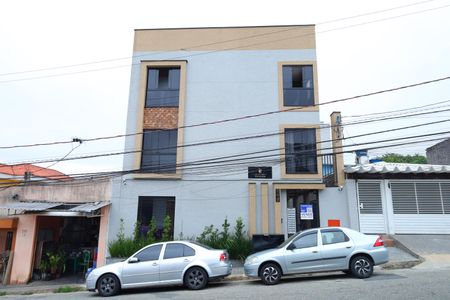 Apartamento à venda com 35m², 2 quartos e sem vagaFachada do prédio - Placa instalada no portão do prédio - Código da placa: VGEF-548