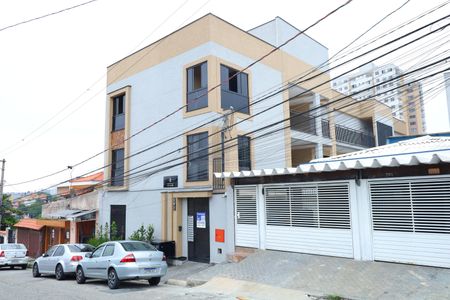 Apartamento à venda com 35m², 2 quartos e sem vagaFachada do prédio - Placa instalada no portão do prédio - Código da placa: VGEF-548