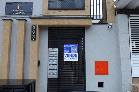 Apartamento à venda com 35m², 2 quartos e sem vagaPlaca instalada no portão do prédio - Código da placa: VGEF-548