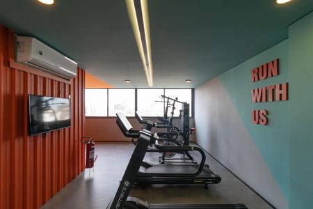 Apartamento para alugar com 37m², 1 quarto e sem vagaAcademia