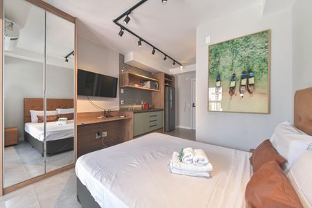 Studio para alugar com 25m², 1 quarto e sem vagaQuarto