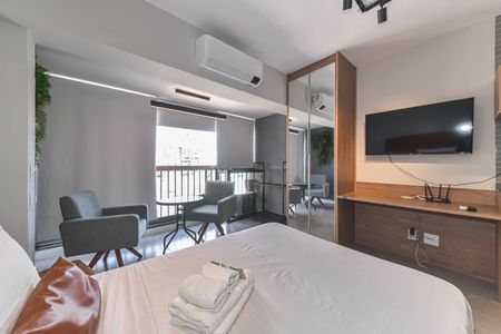 Quarto de kitnet/studio para alugar com 1 quarto, 25m² em Brooklin, São Paulo