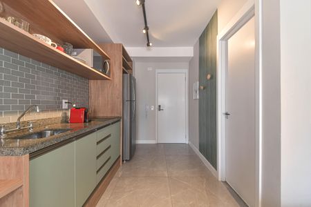 Studio para alugar com 25m², 1 quarto e sem vagaCozinha