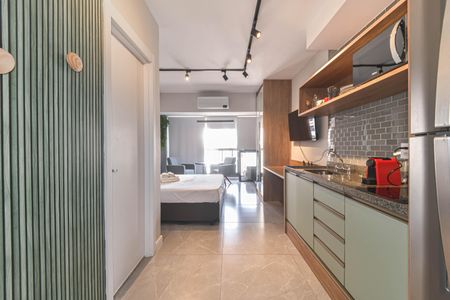 Studio para alugar com 25m², 1 quarto e sem vagaCozinha