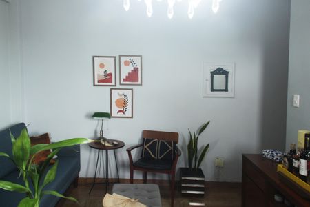 Sala de apartamento para alugar com 1 quarto, 40m² em Embaré, Santos