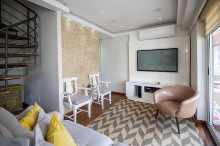 Apartamento para alugar com 94m², 1 quarto e 2 vagasSala