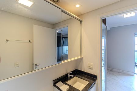 Studio para alugar com 43m², 1 quarto e 1 vaga Studio para alugar com 43m², 1 quarto e 1 vagaBanheiro