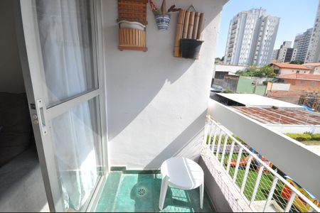 Sacada da Sala de apartamento à venda com 2 quartos, 57m² em Vila Mazzei, São Paulo