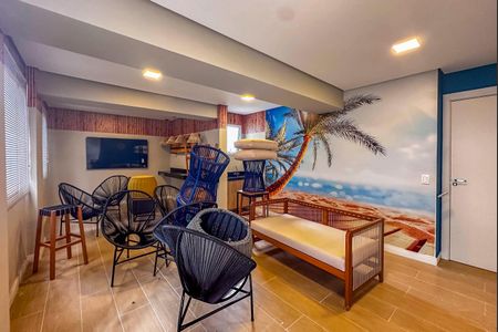 Apartamento à venda com 38m², 2 quartos e sem vagaÁrea comum - Salão de festas