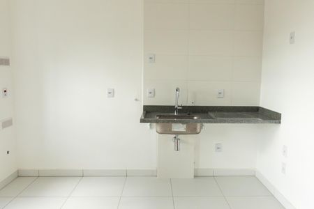 Cozinha de apartamento à venda com 2 quartos, 55m² em Taquaral, Campinas