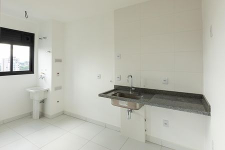 Cozinha de apartamento à venda com 2 quartos, 55m² em Taquaral, Campinas