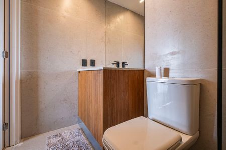 Studio para alugar com 30m², 1 quarto e sem vaga Studio para alugar com 30m², 1 quarto e sem vagaBanheiro