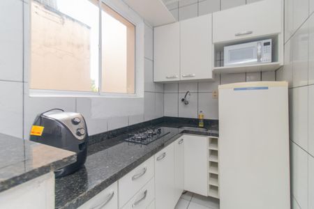 Cozinha de apartamento para alugar com 1 quarto, 33m² em Cidade Baixa, Porto Alegre