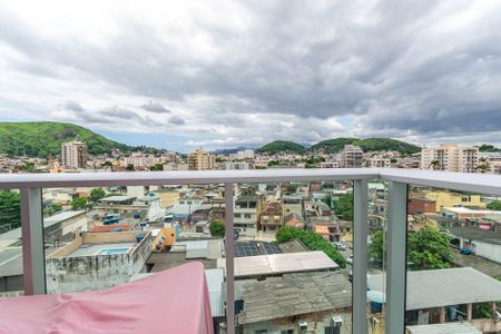 Varanda da Sala de apartamento para alugar com 2 quartos, 45m² em Irajá, Rio de Janeiro