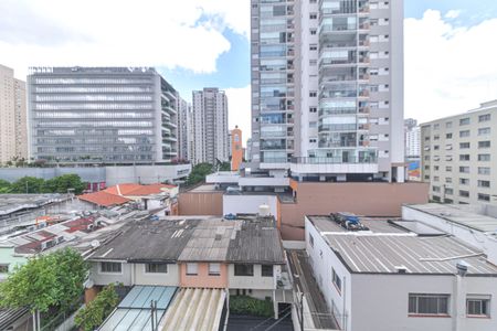 Varanda - Vista de kitnet/studio para alugar com 1 quarto, 25m² em Vila Cordeiro, São Paulo