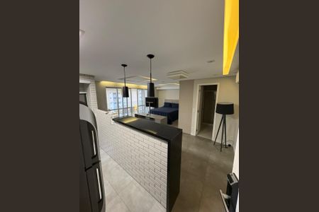 Sala de apartamento à venda com 1 quarto, 50m² em Jardim Analia Franco, São Paulo
