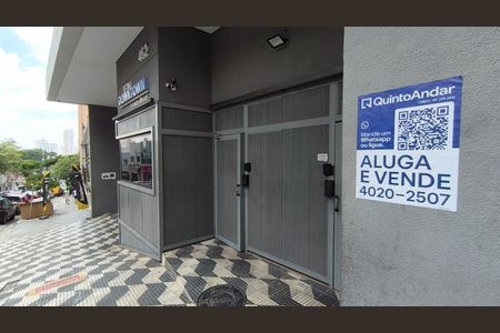 Apartamento para alugar com 23m², 1 quarto e sem vaga Apartamento para alugar com 23m², 1 quarto e sem vagaFachada + Plaquinha