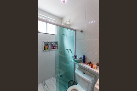 Banheiro da Suíte de apartamento à venda com 3 quartos, 85m² em Novo Horizonte, Belo Horizonte