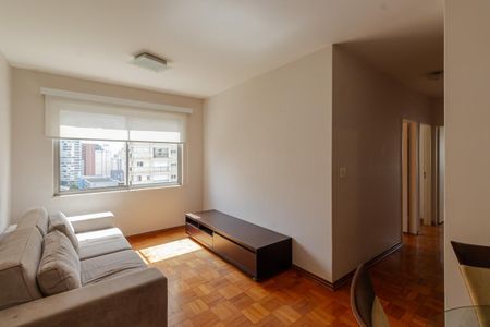 Sala de apartamento para alugar com 3 quartos, 89m² em Vila Nova Conceição, São Paulo
