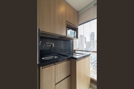 Studio para alugar com 27m², 1 quarto e sem vagaCozinha/Varanda