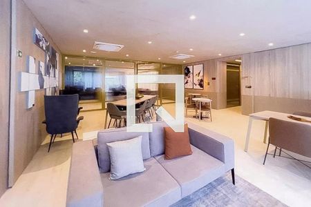 Studio para alugar com 27m², 1 quarto e sem vagaÁrea comum - Salão de festas