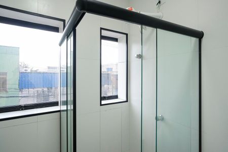 Banheiro de kitnet/studio para alugar com 1 quarto, 22m² em São José, São Caetano do Sul