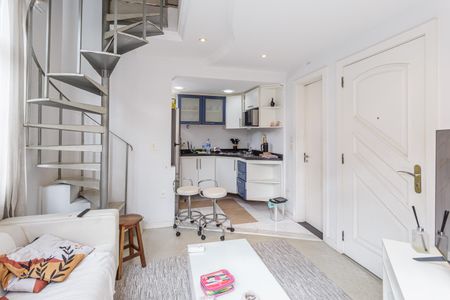 Sala/Cozinha de apartamento para alugar com 1 quarto, 40m² em Jardim Paulista, São Paulo