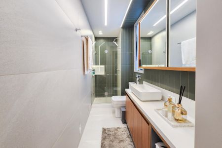 Apartamento à venda com 106m², 3 quartos e 2 vagasBanheiro da Suite 1 