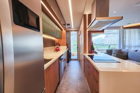 Apartamento à venda com 106m², 3 quartos e 2 vagasCozinha 