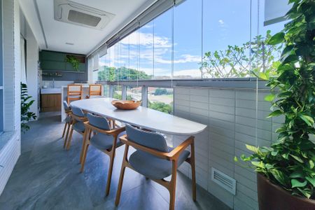 Varanda  de apartamento à venda com 3 quartos, 106m² em Botafogo, Rio de Janeiro