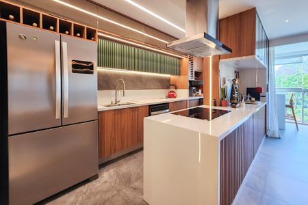 Apartamento à venda com 106m², 3 quartos e 2 vagasCozinha 