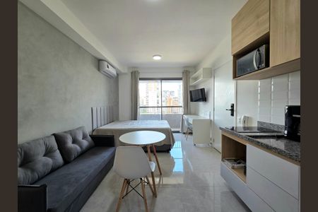 Studio de kitnet/studio para alugar com 1 quarto, 25m² em Vila Olímpia, São Paulo