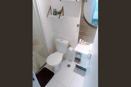 Banheiro de kitnet/studio à venda com 1 quarto, 25m² em Alto da Mooca, São Paulo