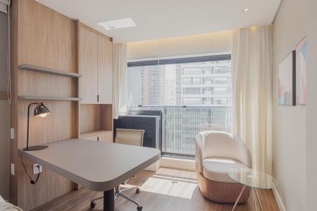 Studio para alugar com 24m², 1 quarto e sem vagaQuarto