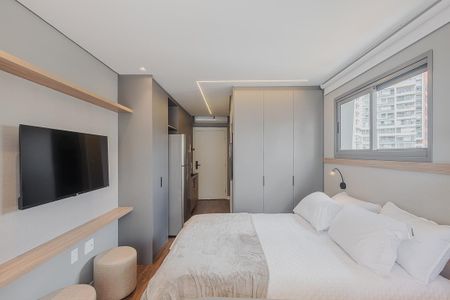 Studio para alugar com 24m², 1 quarto e sem vagaQuarto