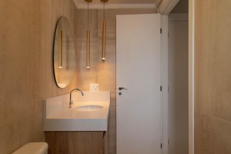 Apartamento para alugar com 34m², 1 quarto e sem vaga Apartamento para alugar com 34m², 1 quarto e sem vagaBanheiro da Suíte