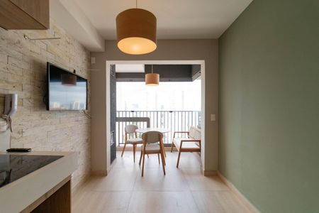 Sala de apartamento para alugar com 1 quarto, 34m² em Pompeia, São Paulo